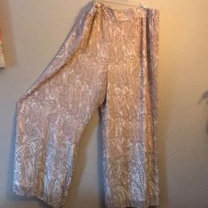 Wide leg dress pants